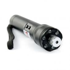 HTPOW Taschenlampe Laserpointer 100mW Grün wasserdicht mit LED und Aufsatz